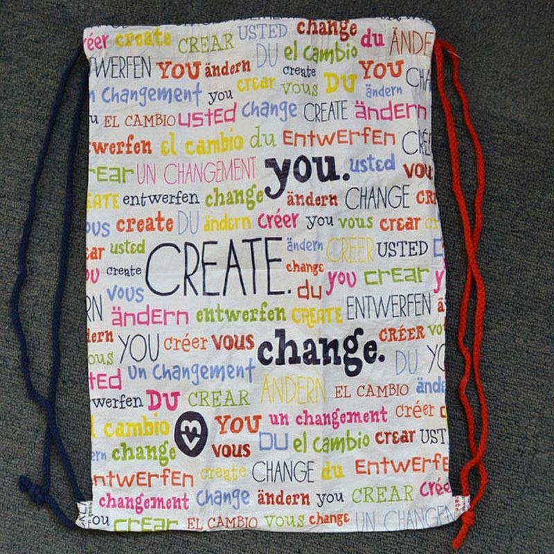 tyvek drawstring bag
