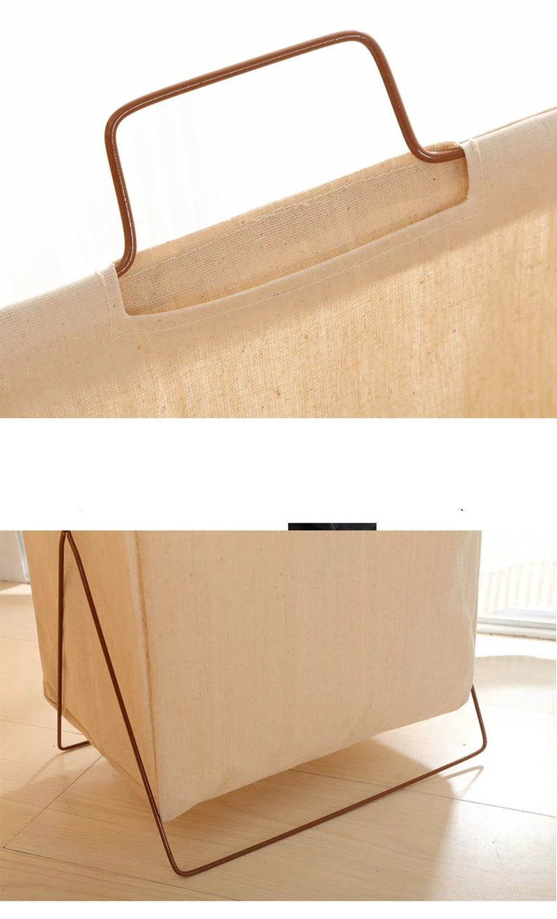 folding fabric laundry basket